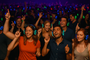 Location casques silent party silent disco organisation silent party silent disco envoi dans toute la france