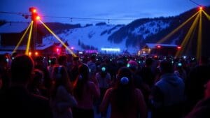 silent party location casque station de ski